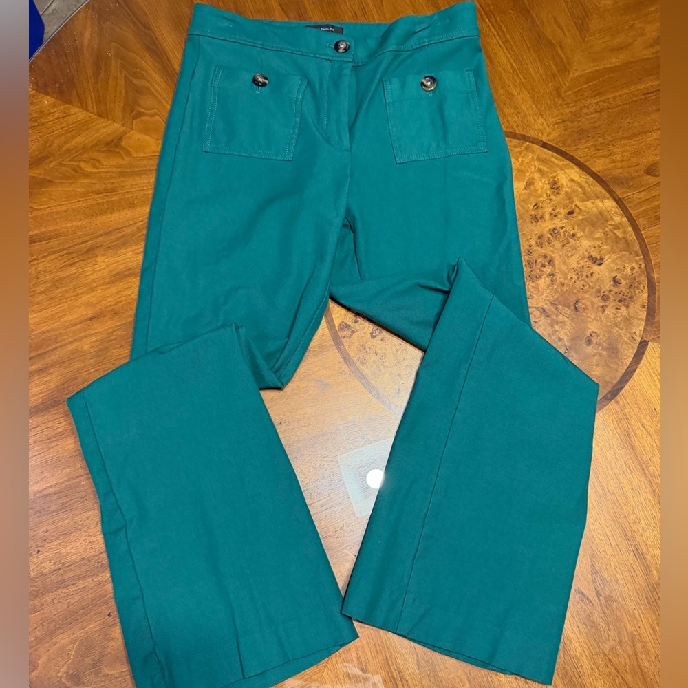 Ann Taylor Green Trouser (6)